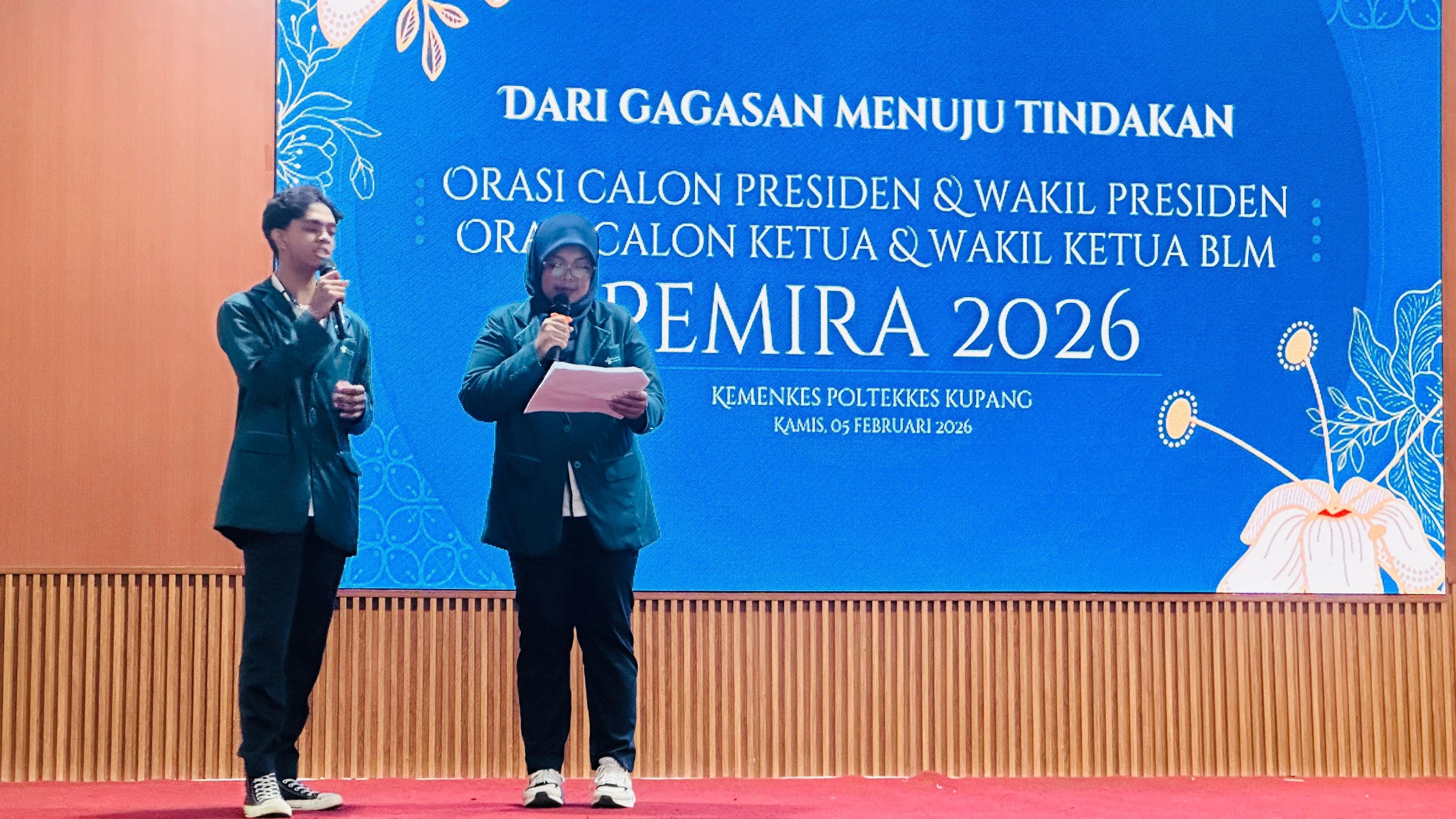 ORASI CALON BADAN PENGURUS BEM DAN BLM POLTEKKES KEMENKES KUPANG TAHUN 2026